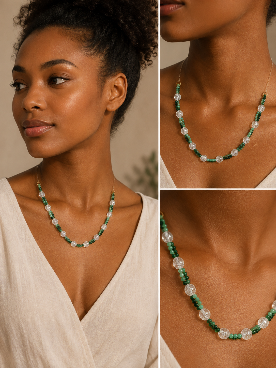 Collier Essence d'Émeraude